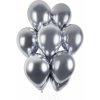 Godan Latexový balón Shiny 13 33 cm strieborná