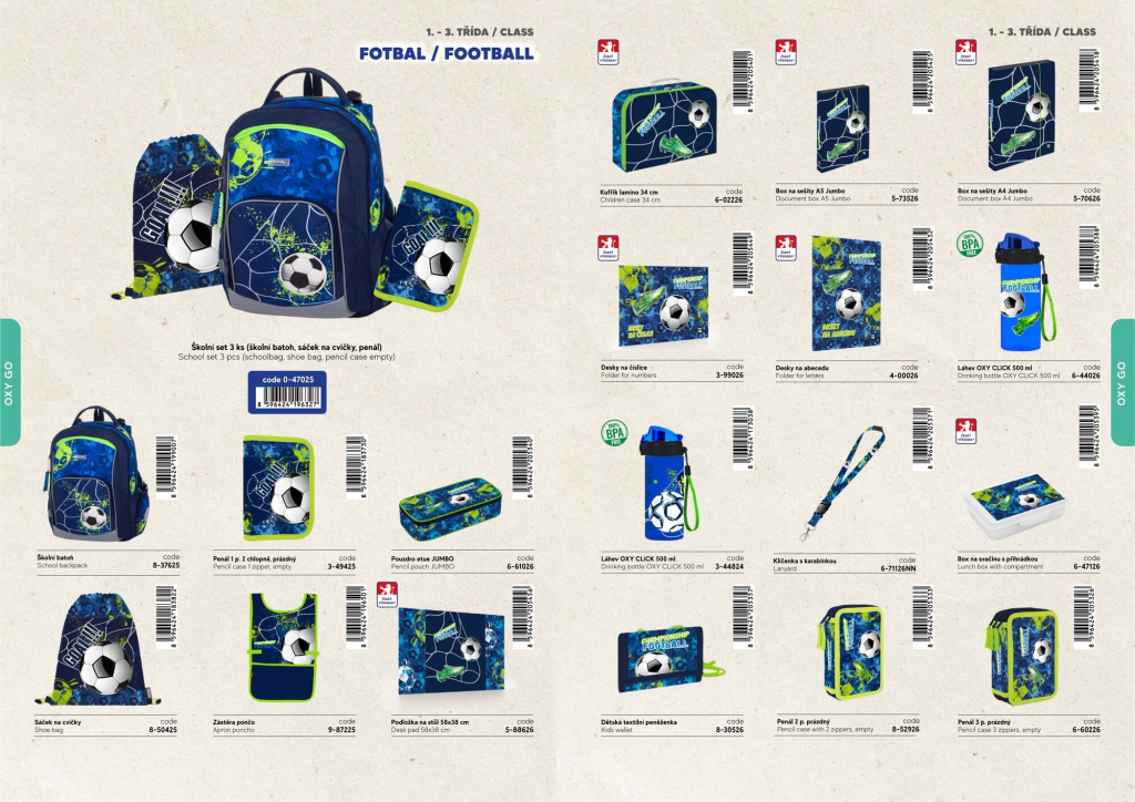 Oxybag OXY CLiCK 500 ml futbal Championship