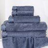 Matějovský Bambusový uterák Luna modrošedá, 70% bambus, 30% bavlna, 50x100cm, Modrošedá