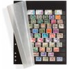 LEUCHTTURM Albumové listy OMEGA na poštové známky, čierne Typ: 11 pások (pergamenový list)