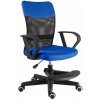 Detská stolička Neoseat MONKEY s podnožou — látka, čierna / tmavo modrá