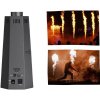 Kónický Výrobník Ohně Flamethrower Plamenomet Stage Vysoký Plamen 80W Fire Spray Machine DJ Party DMX512 + Možnost Náplně