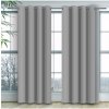 Mondo Italia Hotový záves na kruhoch Heaven svetlošedý Šedá 140x250 cm