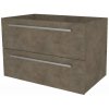 Mereo Bino, kúpeľňová skrinka 81 cm, Multidecor, Betón Chicago tmavosivý CN691SBCS2