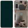 LCD Displej + Dotykové sklo + Přední kryt Samsung Galaxy S21 5G (G991) - originál