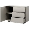 Cama 1D3S Komoda ALMA 120x41,5xH90 kašmír
