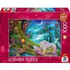Puzzle Schmidt 1000 dielikov Jednorožec a elf vo vysokom lese