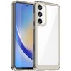 Ochranný kryt Colorful Acrylic case transparentno-sivý – Samsung Galaxy A35 5G