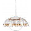 PREZENT 74197 D01 LYRA ACRYL 1xE27/60W,WHITE/GOLD,PENDANT