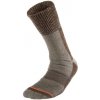 Vysoké merino ponožky Geoff Anderson Woolly sock hnedé, Variant Veľkosť: L-EU 44-47