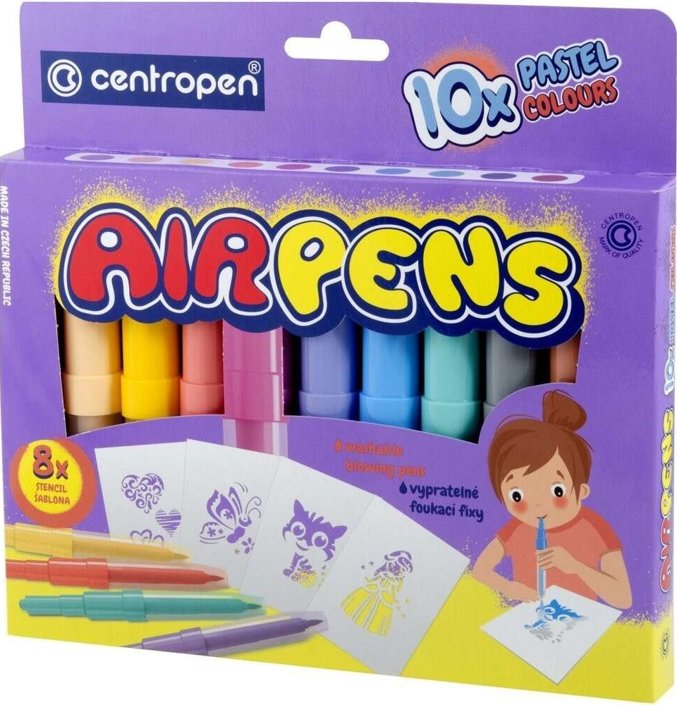 Centropen Air Pens Pastel 1500 10 ks
