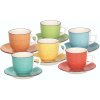 Tognana - Sada šálok na kávu s tanierikmi, 6 ks, 250 ml LOUISE ART & PEPPER