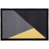 Livarno Home 100343030 geometrické tvary sivá/žltá 40 x 60 cm