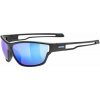 UVEX Sportstyle 806 Black Matt/Mirror Blue Športové okuliare