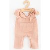 Dojčenské mušelínové zahradníčky New Baby Comfort clothes ružová, veľ. 80 (9-12m)