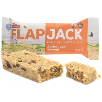 Wholebake Flapjack ovsený marhuľa mandle bezlepkový 80 g