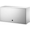 String Komoda String Cabinet with flip door, grey