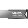 A-DATA ADATA Flash Disk 64GB UV250, USB 2.0 Dash Drive, strieborná AUV250-64G-RBK