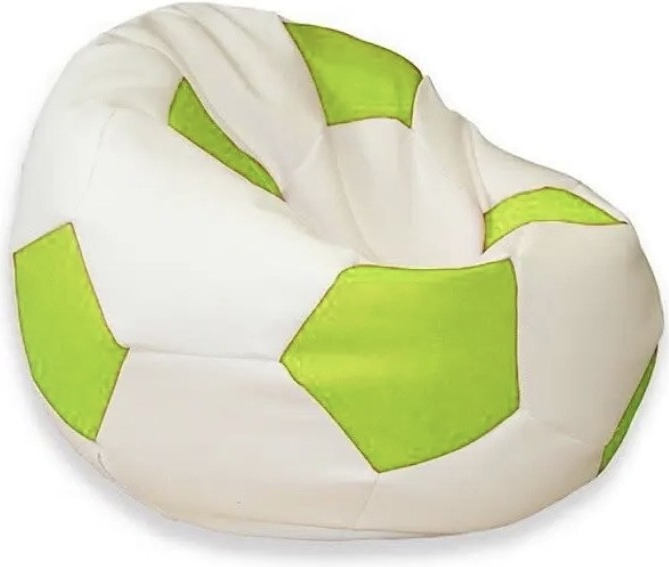 TiaHome malá futbalová lopta bielo limetková
