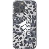 AppleMix Kryt ADIDAS Snap Case pre Apple iPhone 13 Pro - leopardí vzor - gumový - sivý