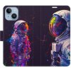 Flipové puzdro iSaprio - Neon Astronaut 02 - iPhone 14