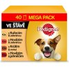 Pedigree Adult kura hovädzina morka hovädzina s jahňacím v šťave 40 x 100 g