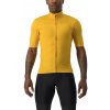 Castelli Pro Thermal Mid SS, Goldenrod Veľkosť: 3XL Pánsky zateplený dres s krátkym rukávom