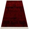 Najkoberce ORIENT 4722 so strapcami / orientálny, bordový / čierny 100x200 cm