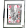 Foto sklo rámik SRDCE 3 11x16 cm FOTOpošta