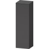 Duravit Qatego skrinka 40x36x132 cm bočné závesné grafitová QA1345R49490000