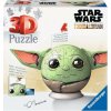 RAVENSBURGER 3D Puzzleball Star Wars: The Mandalorian Grogu s ušima 77 dílků