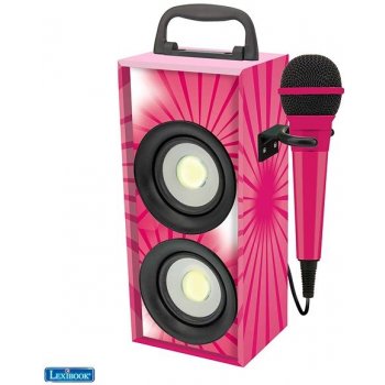 Lexibook Prenosný Bluetooth reproduktor s mikrofónom a svetlami ružový od  45,71 € - Heureka.sk