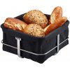 Koš na chléb BRUNCH hranatý černý - GEFU (Hranatý Koš na chléb černý BRUNCH - GEFU)