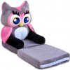 ABC CONNECT Kresielko rozkladacie detské sova sivá