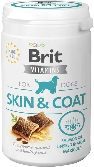 Brit Skin & Coat vitamíny pre psy 150 g