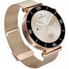 GARETT Smartwatch rose gold mesh steel inteligentné hodinky