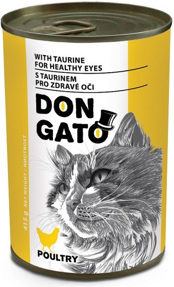 Dongato kočka drůbeží 415 g