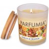 Sójová vonná eko sviečka VANILLA & ORANGE PARFUMIA 250 ml