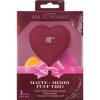 Real Techniques Matte + Merry Puff Trio Real Techniques Miracle Mini sada aplikátorov make-upu mini 1 ks + Real Techniques Miracle 2-In-1 hubka na make-up 2ks 1 ks + Blurring Puff hubka na make-up 1 k