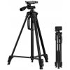 F-3366T Statív pre mobilný telefón a fotoaparát čierny 141 cm