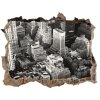 Nálepka fototapeta 3D výhled New york letu vták 95x64 cm