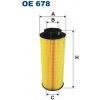 FILTRON Olejový filter OE678