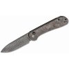 CIVIVI Button Lock Elementum CF/Damascus C2103DS-3
