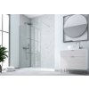 FORTE DECO WALK-IN W1 Farba rámu - Biela, Rozmer A - 120 cm, Výplň - Tratto bezpečnostné sklo - 6 mm BDE504293S06