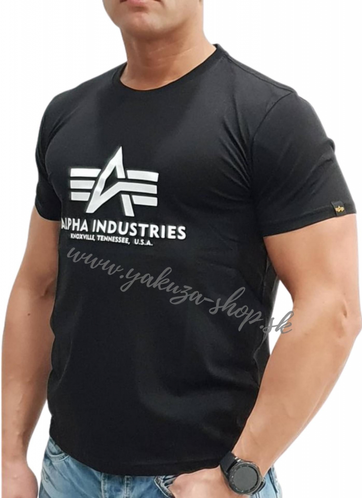 Alpha Industries Basic T-Shirt Black tričko pánske čierne