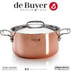 De Buyer Prima Matera Saucepot copper/steel 24 cm induction