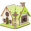 Woodcraft Drevené 3D puzzle Dom Ellie
