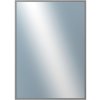DANTIK - Zrkadlo v rámu, rozmer s rámom 50x70 cm z lišty Hliník platina (7269019)