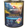 Ontario Adult kuracie paté s príchuťou čučoriedok 800 g