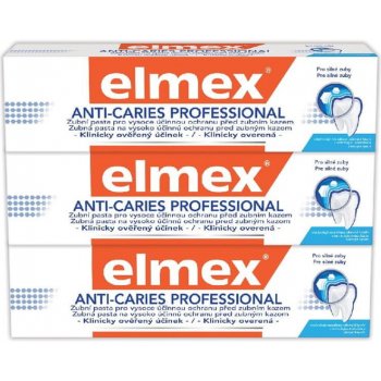 Elmex Anti Caries Professional 3 x 75 ml